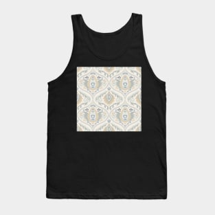 Ogee pattern with tendrils on light yellow Tank Top